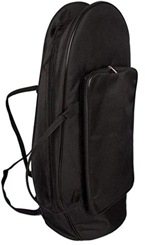 Tubayia Black Oxford Cloth Bag Portable Music Instrument Case for French Horn/Tenor Horn/Tuba