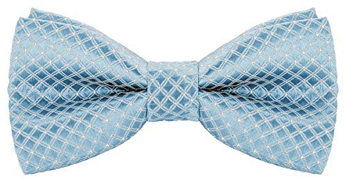 BomGuard Papillon bambini, a quadretti, blu luminoso