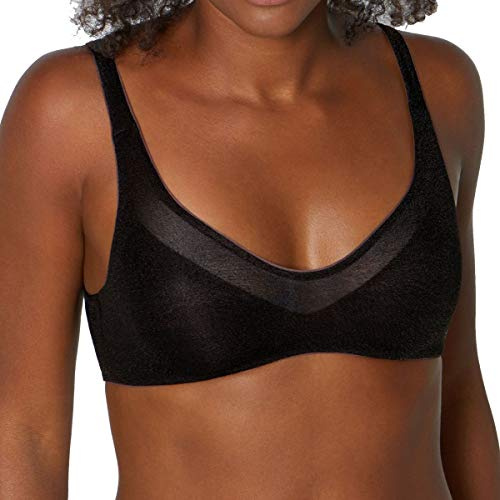 Sloggi Oxygene Infinite Soft BH vadderad bh dam, svart, M