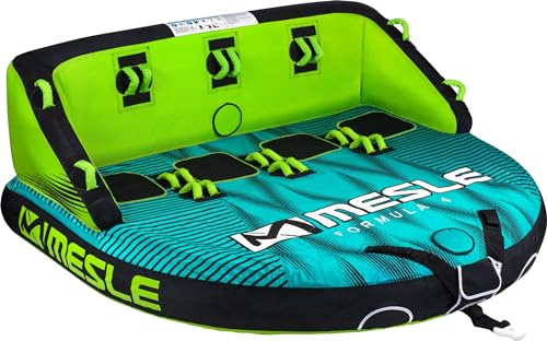 Mesle Bouée Tractée Formula 2-4 Personnes, Gonflable Bouée Bateau & Jet Ski Nautique, Bouée Tractable Nautique pour Enfants & Adultes