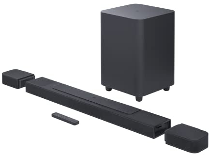 JBL Bar 1000 : Barre de Son 7.1.4 canaux avec Haut-parleurs Surround Amovibles, MultiBeam™, Dolby Atmos® et DTS:X®