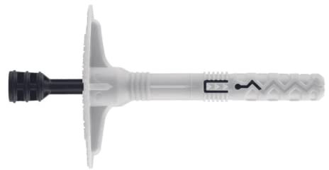 INDEX A PERFECT FIXING - AISC10260 [AIS-C] Cheville avec clou en polyamide pour fixation de panneaux isolants et réhabilitation des façades (SATE), homologuée, Ø10 x 260 mm, 100 pièces