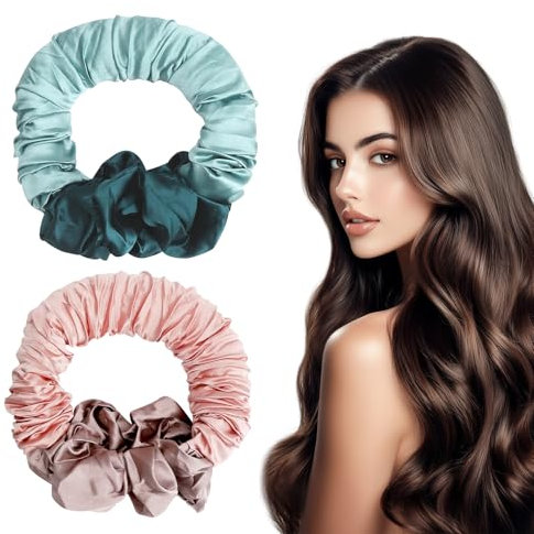 APOMOONS Bigodini Senza Calore Elastico per Capelli Lunghi Elastico Per Capelli Per La Notte Lazy