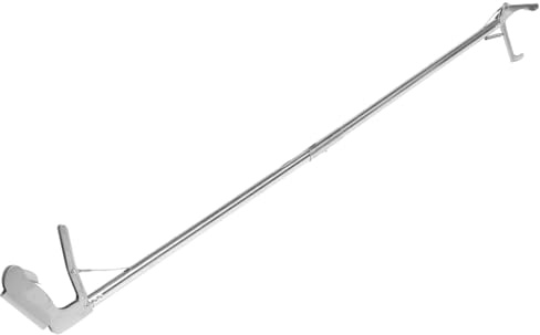 Beaupretty Attrape-Serpent Pliable en Acier Inoxydable Léger Poignée Antidérapante pour Jardin et Travail en Montagne