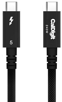 CalDigit Cable Thunderbolt 5 (USB-C) Pro (trenzado de 1 metro)