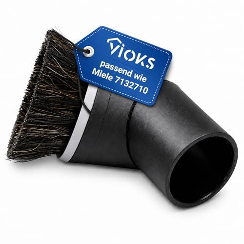 VIOKS Runt dammsugarmunstycke Ø 35 mm ersättning för Miüle 7132710 SSP10 SPP10 dammsugarborste dammporsel dammsugarborste dammsugarborste möbelborste universell för dammsugare