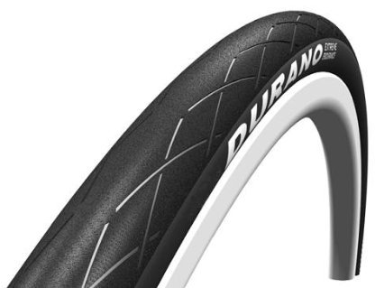 SCHWALBE Durano HS 399 Racing Fahrradreifen (24 x 7/8, Dual Compound Falten, Schwarz/Grau)