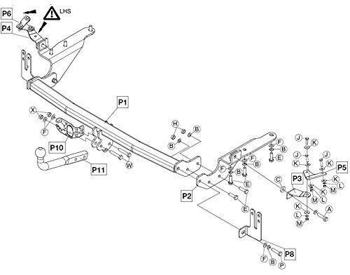 Thule 475300 - Gancio Traino