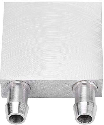 Dpofirs Blocco di Raffreddamento ad Acqua CPU, Alluminio Blocco di Raffreddamento ad Acqua CPU Dissipatore di Calore per Dispositivo di Raffreddamento ad Acqua Liquido per PC Laptop,Dissipatore(#1)