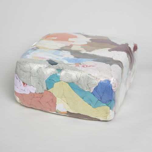 LMB Supplies 10KG Sweatshirt Wiping Rags - Recycled Cotton Cleaning Cloths for Industrial, Automotive, and Janitorial Cleaning Wiping Rags