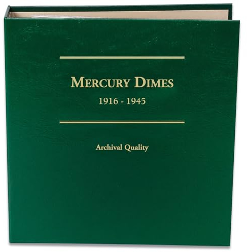 Littleton Coin Company 1916-1945 Mercury Dime Album Coin Storage