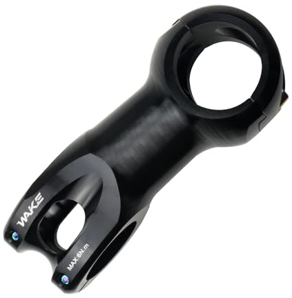 FOMTOR Attacco Manubrio 31,8 45/60/70/80/90/100/110/120mm, 10 Gradi Manubrio Pipa MTB Alzare Manubrio MTB Adattatore Attacco Manubrio Bici da Corsa per la Maggior Parte delle Mountain Bike (80mm)