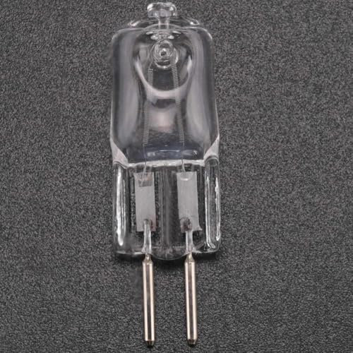 UGEFKMQ G6.35 50W 220V Lampadine Alogene G6.35 220V 35W Lampadina A Capsula Trasparente GY6.35 base a doppio ago 2700K Bianco Caldo 50 W, 1 Pc