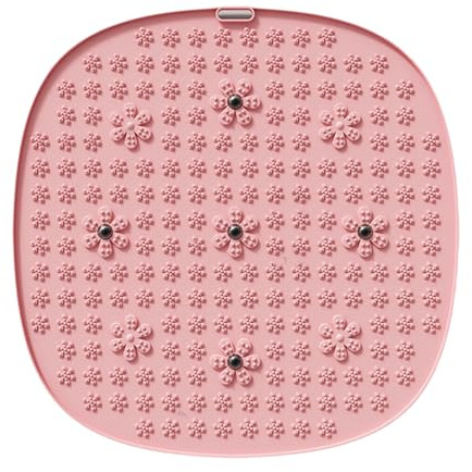 Fußmassagematte, ergonomisches Reflexologie-Pad, extra großes rundes und rutschfestes Fußpolster mit Blütenblattstruktur, Muskelentspannung für Athleten, Elderly, Toe, Spa, Home Wellness