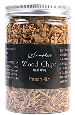 Ruby Lil Smoking Chips, Getrocknete Kiln Holzhackschnitzel Für Raucher, Apfel, Kirsche, Pecan, Eiche, Grillholz Chunks, 100 Prozent Natur Extra Fine Holz Raucher Sawdust Shavings,Peach