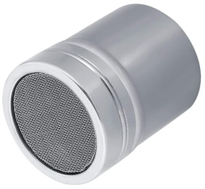 HERCHR Shaker Per Zucchero in Acciaio Inossidabile, Farina Cacao Cannella in Polvere Sale Zucchero Caffe Contenitore con Coperchio, Agitatore per Polvere a Maglia Fine Resistente Alla Ruggine(L)
