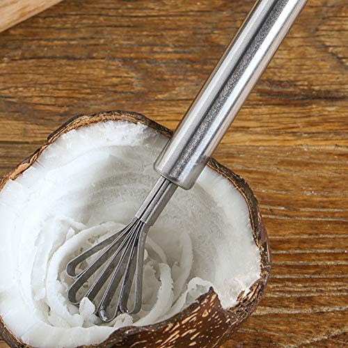 Grattoir De Noix De Coco Couteau D'enlèvement De Viande De Noix De Coco Déchiqueteuse De Noix De Coco Accessoire De Rabot De Noix De Coco Durable Détartreur De Poisson Outil De Cuisine Domestique