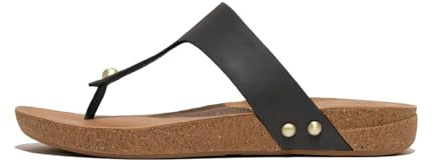 Fitflop Women's Iqushion Leather Toe-Post Sandals