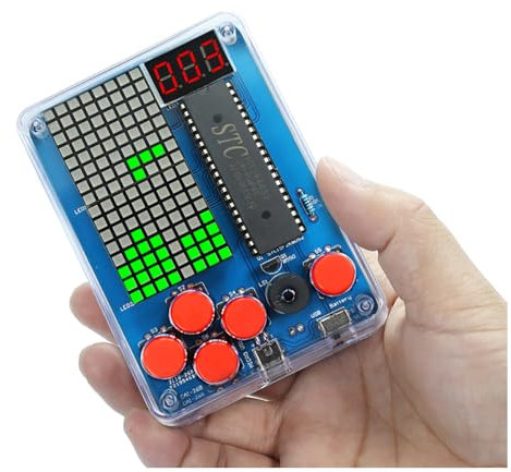 Gikfun DIY Retro Classic Electronic Soldering Kits 4 Retro Classic Games Soldering Project Game Kits for Group Middle/High School Project Training EK1999