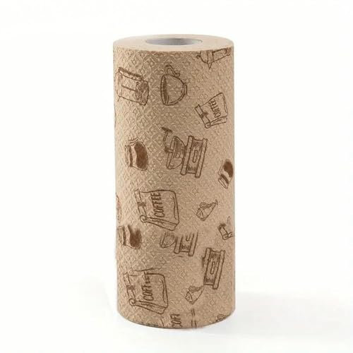 ZBDZSW Asciugamani da Cucina in Fibra di bambù Ultra Morbidi 50 Fogli Panni per la Pulizia assorbenti riutilizzabili Design a Cartoni Animati Uso Umido o Asciutto Casa