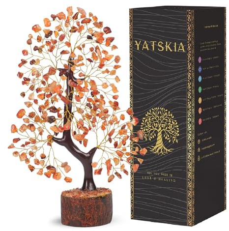 Yatskia Carnelian Crystal Tree, Gemstone Tree, Crystals And Gemstones, Feng Shui, Gifts For Women, Home Decor, Shelf Decor, Ornaments For Living Room, Crystal Gifts For Women