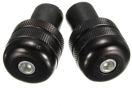 Yuegtik Motorrad-Lenker-Handgriffe, Bar-Ende, 22 Mm, Motor-Lenker-Gegenge Wichts-Griffe Lenkerstopfen