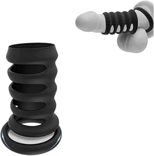 Penis Sleeve Penis Ring Small Cock Rings for Adult Men Sex Toys Silicon Black Tighten Design Cock Ring for Men Sex Toys