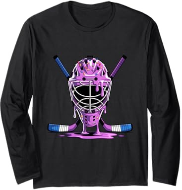 Casque de Hockey Violet pour garçons Manche Longue