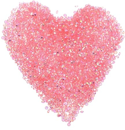 TOYANDONA 2880 Cristalli da Spargere per Matrimonio in Resina 4mm Trasparenti Retro Piatto, Perline Strass per Riempire Vasi e Decorazioni da Tavolo per Centrotavola Feste e