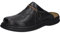Josef Seibel Klaus Herren Clogs | Echtleder-Herrenschuhe für drinnen und draußen | Komfort-Schuhe aus Rindsleder, Schwarz (611 schwarz/cognac), 49 EU