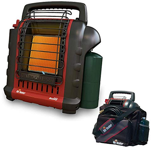 Mr. Heater F232000 Portable Buddy Heater with Portable Buddy Carry Bag Bundle (2 Items)