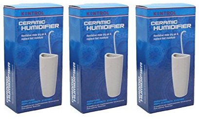 Kontrol Radiator Hanging Ceramic Humidifier Moisture Dry Air Pot - Pack of 3