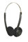 Electrovision Soundlab Black Headphones Lightweight Adjustable Headband Stereo 3.5mm Mini Jack