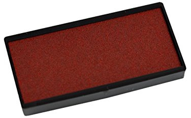 Cosco 065318 Premium Replacement Ink Pad For Self-Inking COSCO 2000 Plus P40 Stamp, 1-1/4 x 2-1/2, Red Ink