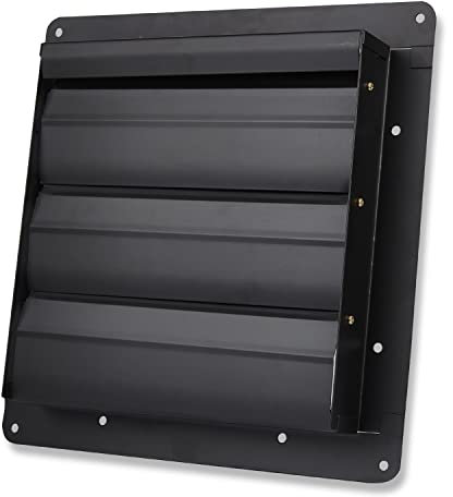 New Heavy Duty Industrial Commercial Axial Extractor Ventilation Shutter & Fan Ventilator Exhaust Shutter 10 12 16 & 18 Inches (10 inches Shutter)