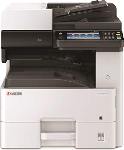 Kyocera Ecosys M4132idn Laserdrucker Multifunktionsgerät Schwarz Weiss. 32 Seiten A4 pro Minute. Din A3 Drucker. Drucker Scanner Kopierer USB 2.0, 1.200 dpi, Duplex