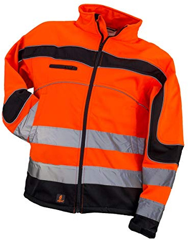 Urgent Arbeitsjacke Softshell Wasserdicht Winterjacke Warnjacke (Soft-URGNEO-ORANGE) (XL)