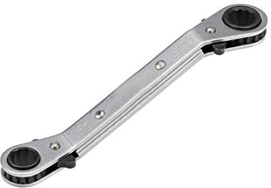 Umschaltknarre, Doppel-Exzenterbit, 10 mm x 11 mm, Cr-V