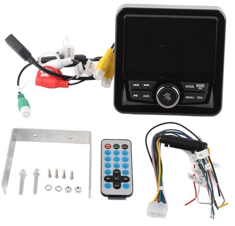 Marine Radio Stereo for Yachts Vehicles Marine Boat Radio Car Stereo Receiver Bluetooth MP3 MP5 Media Player Waterproof Lossless Music