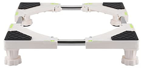 Réfrigérateur Heavy Duty Support pour Réfrigérateur Base de Congélateur Support pour Sèche-linge réglable Machine à laver (4 pieds hauteur modèle C)