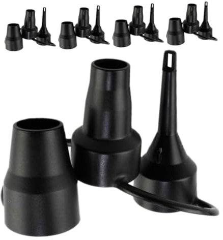 Anneome Düsen für Luftpumpe 5er-Pack Düsen für Luftmatratzenpumpen Ersatzdüsen für Aufblasartikel Kunststoffdüsen für Luftmatratzengebläse