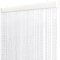 emmevi Fliegenvorhang aus geflochtenem Gummi, PVC, Fliegengitter, Fenster, Tür, Eingang, 100 x 220 cm, transparent
