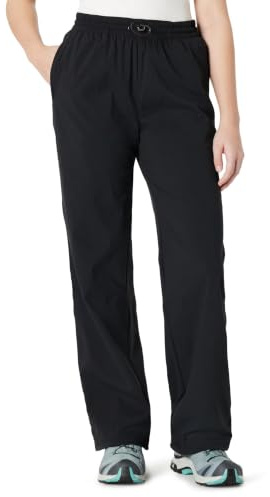 Amazon Essentials Women's Water Repellent Active Hiking Outdoor Pants, Black, Medium
