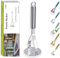 Berglander Schiacciapatate in acciaio inossidabile Schiacciapatate in metallo resistente Utensile Schiacciapatate a mano, Verdura Frutta Versatile Schiacciapatate, Resistente al calore