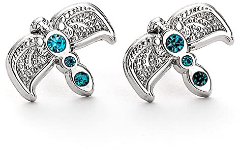 Harry Potter Ravenclaw Diadem Unisex Ohrstecker silberfarben