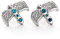 Harry Potter Ravenclaw Diadem Frauen Ohrstecker silberfarben