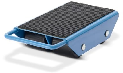 HEMMDAL Transportfahrwerk | 3.000 kg Tragkraft | HxBxT 103 x 400 x 233 mm | 4 Rollen mit Nylon-Bereifung | Transportwagen | Schwerlastroller | Transport-Rollwagen