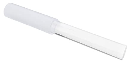 UPCEED Singing Bowl Mallet Clear Acrylic Base Silicone Rubber Striker Mallet for Playing Quartz Crystal Singing Bowl with Bundle Pocket(Clear)