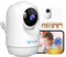 UCOCARE Babyphone mit Kamera, Video Baby Monitor, 4MP, 360° PTZ, Nachtsicht, Temperatur,Automatische Verfolgung