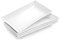 MALACASA Serving Platters, 12 Inch Porcelain Serving Trays for Party, Rectangular White Ceramic Serving Platter and Trays, Large Trays for Serving Food and Sushi, Set of 4 Ivory White